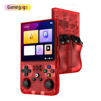Gamegaga R36 MAX Pro Retro Handheld-Spielkonsole 4 Zoll IPS WLAN Gaming-Konsole mit Online-Video-Unterstützung Tragbarer Taschenspieler