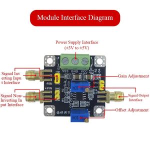 โมดูลเครื่องขยายสัญญาณความแม่นยำสูง AD623 |   เครื่องขยายสัญญาณไมโครโวลต์และมิลลิโวลต์ที่มีแบนด์วิดท์ 80 กิโลเฮิรตซ์สำหรับการใช้งาน DAQ - Product Image 3