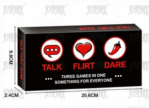 Jeu de cartes pour adultes, jeux de positions sexuelles pour couples, TALK FLIRT DARE - Préliminaires, taquineries, plaisir sexuel, jeu de cartes pour couples - Product Image 6
