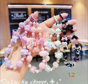 Nuovo Portachiavi a Catena per Telefono con Bambola Cartoon Lilith, Fatto a Mano, Dipinto, con Perline, Cinghia per Telefono, Ciondolo per Borsa da Ragazza, Piccolo <span class=keywords><strong>Regalo</strong></span> - Product Image 3