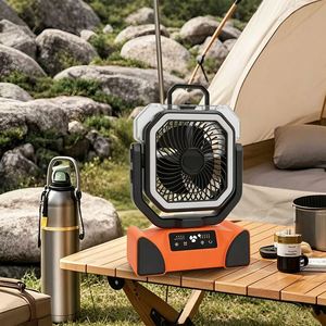 20000Mah <b>Battery</b> <b>Operated</b> Oscillating Timer Function Portable Tent Fan for Outdoor Camping Emergency - Product Image 2