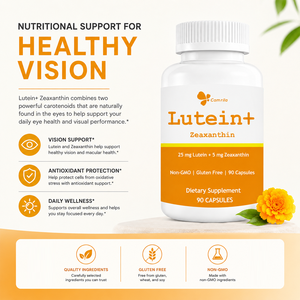 Complément alimentaire OEM Formule Lutéine et Zéaxanthine pour la santé de la vue, capsules de vitamines, 90 unités, pour soutenir la santé oculaire - Product Image 2