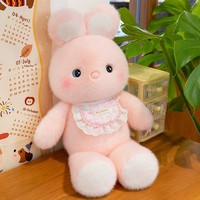 Boneka Kelinci Lompat Elektrik Lucu, Boneka Hewan Plushie Bergerak Custom, Langsung dari Pabrik, Grosir