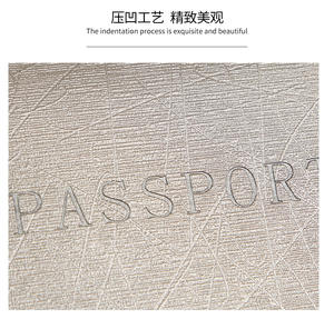 Тонкий дорожный Держатель для паспорта модные кошельки безопасная и безопасная защита RFID Магнитная кнопка достаточно места и держатель для сим-карт - Product Image 6