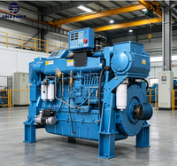 Moteur diesel marin Euro 2 à 6 cylindres, 4 temps, refroidi par eau, 240 kW, démarrage électrique, haute qualité, prix usine