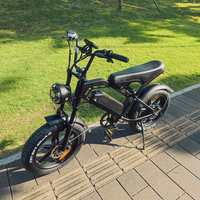 Vélo Électrique Rapide 2023 – Fatbike Tout-Terrain avec Pneus Larges, Ebike Économique pour l'UE, 20 Pouces, Acier, Logo Personnalisé, Batterie Lithium, Écran LCD