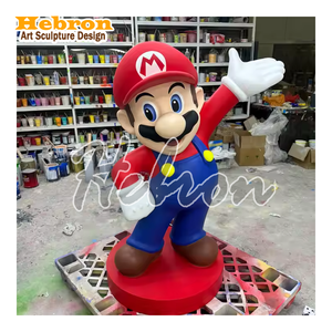 Statues de Jardin Personnages de Dessins Animés Modernes en Fibre de Verre Personnalisées, Statues en Résine <span class=keywords><strong>Mario</strong></span> <span class=keywords><strong>et</strong></span> <span class=keywords><strong>Luigi</strong></span> à Vendre - Product Image 4