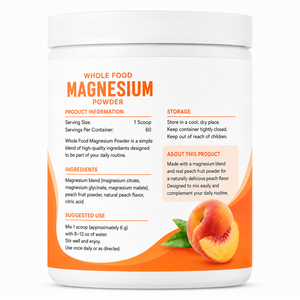Complexe de Vitamine B6 3-en-1 Haute Qualité Calm, Dose Forte, Marque Blanche, Citrate 400mg, Glycinate de Magnésium 500mg, Instantané pour Adultes - Product Image 6