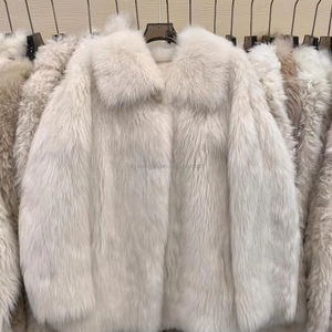 Classico Cappotto Corto da Donna in Vera <span class=keywords><strong>Pelliccia</strong></span>, Giacca da Donna in Vera <span class=keywords><strong>Pelliccia</strong></span> di Lana, Cappotto da Donna in Lana - Product Image 3