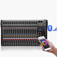 Console de mixage audio professionnelle pour DJ de scène numérique à 16 canaux BMG CT-160S avec Bluetooth