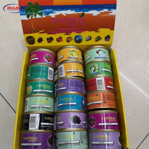 New làm mát không khí xe tùy chỉnh California phong cách tự nhiên volatilization kim loại lon xe hương thơm khuếch tán - Product Image 5