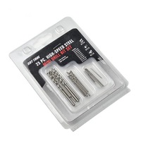 Mini foret hélicoïdal ensemble 0.3-1.6mm 0.5-3mm main électrique bricolage menuiserie foret outil accessoires ensemble