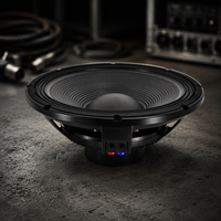 Haut-parleur de graves professionnel série PF 8 ohms 12'' 15'' 18'' en néodyme 800W 2400W 3000W pour subwoofer et haut-parleur de médiums
