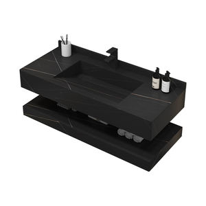 <span class=keywords><strong>Lavabo</strong></span> Rectangular Integrado de Superficie Sólida, <span class=keywords><strong>Lavabo</strong></span> Triangular Moderno para Hoteles, Fregadero Doble para Baño 2001 - Product Image 4