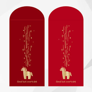 Aangepaste logo gouden folie fluweelzacht papier promotie herdenking viering bruiloft Chinees Nieuwjaar geld rode envelop - Product Image 6