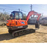 Pelle sur chenilles d'origine doosan pelle d'occasion dx55 occasion Doosan dx60 dx55 dh60 dh55 à vendre