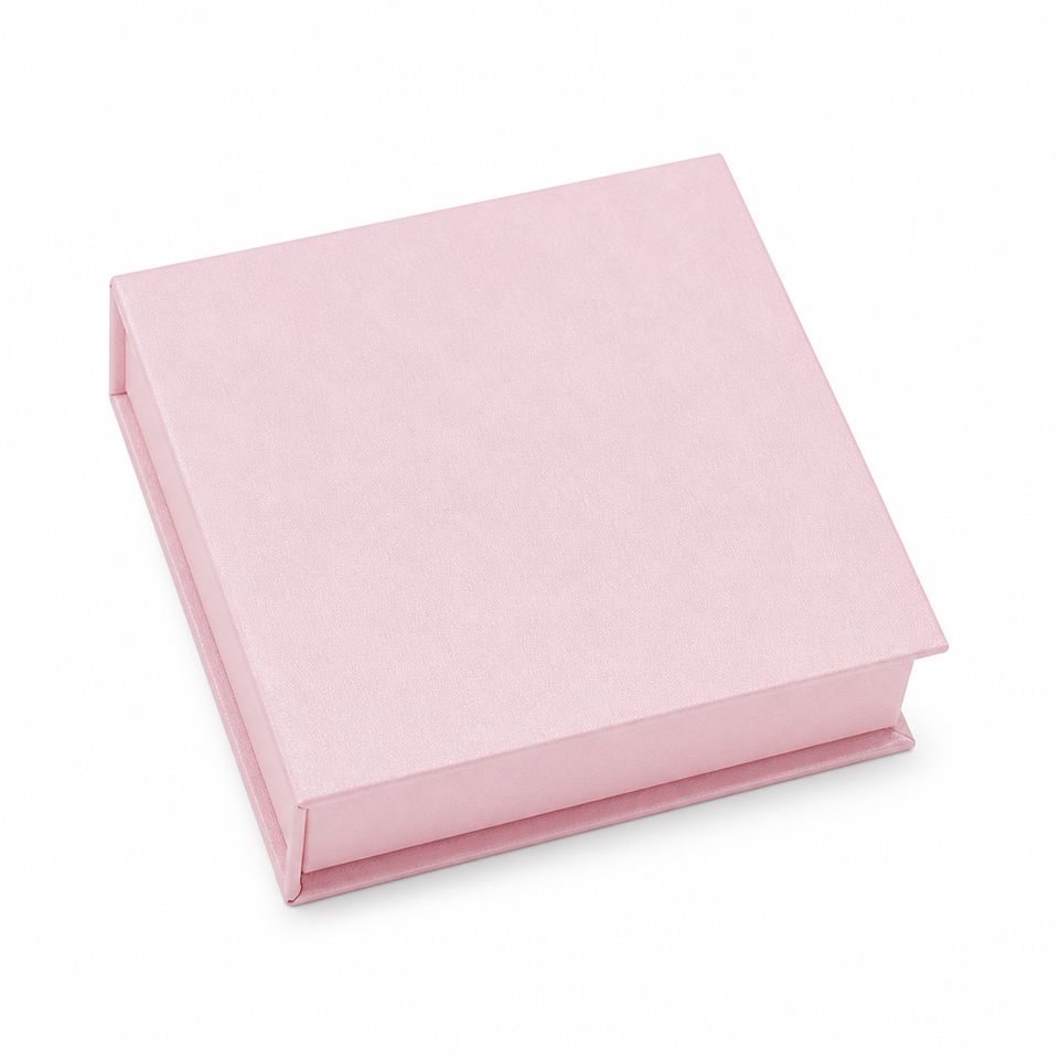 Custom Logo Pink Magnetic Book Shape Jewelry Gift Box Luxury Rigid ...