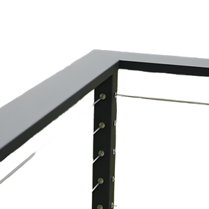 YL METAL Garde-corps de balcon d'appartement au design moderne, balustrade en aluminium, système de sécurité pour escaliers, type tube pour revêtement de sol - Product Image 1