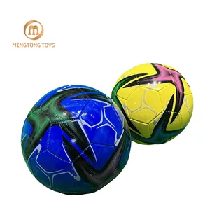 Bola de futebol esportiva para jovens, bolas de futebol em PVC costuradas à máquina, à prova d'água, tamanho padrão 5
