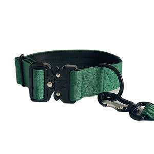 Collar de Perro de Nailon de 2 Capas Acolchado de Neopreno Suave con Hebilla de Metal Resistente Ajustable de Lujo de 4 cm - Product Image 6