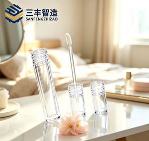 หลอดลิปกลอสแบบใสขุ่น ขนาด 4.5 มล. คุณภาพสูง สีตามสั่ง หลอดพลาสติกเปล่าสำหรับใส่ลิปบาล์ม สำหรับอุปกรณ์แต่งหน้า - Product Image 4