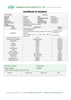 CDP-Kolin Sitikolin %99 CAS 987-78-0 Beyaz Kristal Toz Gıda Sınıfı Beyin Yorgunluğunu Azaltır Sağlıklı Beslenme Varil/Torba