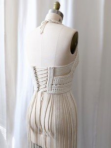 2025 Boho Macrame Beach Dress Handmade <strong>Cover</strong> <strong>up</strong> Bachelorette Burningman Outfit Party Beachwear Shoulder <strong>Wedding</strong> Macrame Dress - Product Image 3