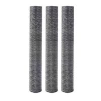 Grillage hexagonal expansé 1/2 pouce, triple torsion, galvanisé, revêtu de PVC, pour poulailler