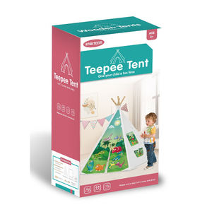 Jouets éducatifs intérieur maison de jeu petits enfants apprenant Camping dinosaure motif jouet tente de jeu avec <span class=keywords><strong>tapis</strong></span> - Product Image 2