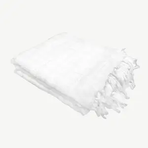 Wholesale High Quality 100% Polyester Jacquard Muslim Haji Ihram Towel Spot Pilgrimage Towel White Ihram Hajj And Umrah Towel