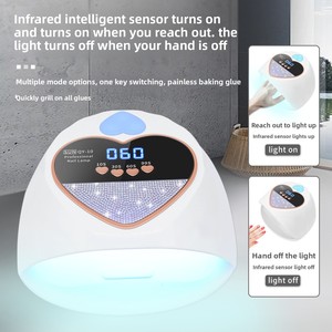 Lampe à ongles UV LED en forme de cœur, 66 LED, haute puissance, séchage rapide, sécheuse pour vernis gel, pour l'amélioration des ongles - Product Image 4