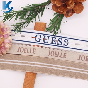 Fascia Elastica Jacquard Personalizzata Ky a Doppia Faccia con Motivo a Margherita e Righe in Twill Ecologico Poliestere/Nylon <span class=keywords><strong>per</strong></span> Spalline di Biancheria Intima - Product Image 2