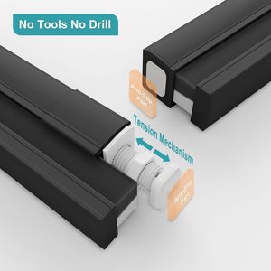 بدون حفر بدون أدوات ظلال خلوية مناسبة تمامًا الستائر سهلة التركيب الستائر بدون ثقب - Product Image 5