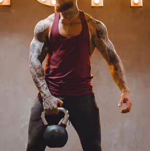 Canotte Oversize da <span class=keywords><strong>Uomo</strong></span> all'Ingrosso, Logo Personalizzato, Canotta <span class=keywords><strong>Sportiva</strong></span> da Allenamento, Canotta Senza Maniche Personalizzata Taglie Forti per Palestra - Product Image 6