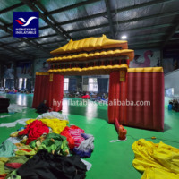 Arco de entrada inflable Qiankun Palace para publicidad gigante personalizado de fábrica
