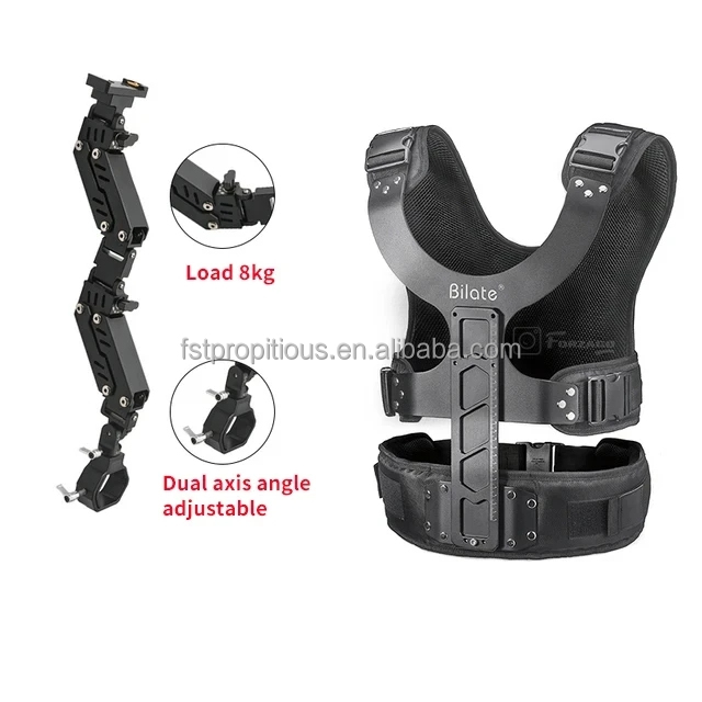 3-Axis Gyroscope Spring Handheld Hands Free Photography Shock-Absorbing Vest Arm Camera Accessories Stabilizer