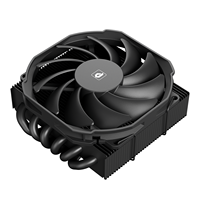 Refroidisseur CPU basse consommation upHere, hauteur 52 mm, 4 caloducs, ventilateur PWM 92 mm, dissipateur thermique noir pour ITX AM5 LGA1700