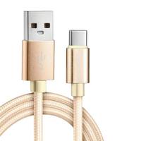 Câble de données USB-C en nylon tressé avec conducteur en cuivre étamé pour ordinateur, charge rapide, 0,9 m, 1,8 m, 3 m, vente en gros d'accessoires mobiles