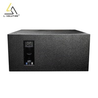 L-SOLUTION Subwoofer actif puissant double 18 pouces 9006 V218LAT-A avec une puissance de 10400 W, plage de fréquences de 38 Hz à 180 Hz pour les événements de concert