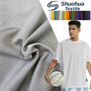 Tissu jersey tricoté extensible NBAing pour filles, en polyester 100% respirant, avec œillets, pour vêtements de basketball par sublimation, 170 g/m² - Product Image 2