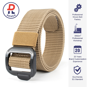 <span class=keywords><strong>Cintura</strong></span> Elastica in Nylon Senza Metallo con Fibbia Scorrevole in Plastica, Regolabile, per Uomo e Donna, Design Senza Fori, per Lavoro e Attività all'Aperto - Product Image 1