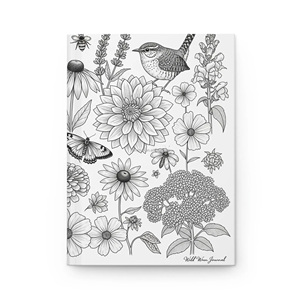 Chất Lượng Cao In Matte Nhiều Lớp Bìa 150 Lót Trang Máy Tính Xách Tay Hoang Dã Hoa Bìa Cứng Tạp Chí - Product Image 4