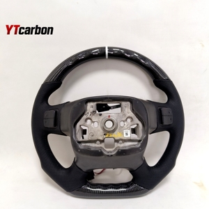 YTcarbon pour <span class=keywords><strong>Silverado</strong></span> Tahoe Suburban Racing Style Premium Volant chauffant en fibre de carbone personnalisé - Product Image 4