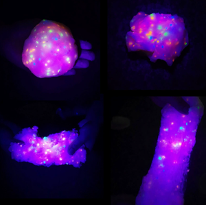 Ensemble de jouets éducatifs en argile fluorescente qui brille dans le noir pour la création de slime DIY, pour soulager le stress - Product Image 2