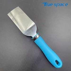 Spatola per <span class=keywords><strong>Pizza</strong></span> Rettangolare Piccola Multifunzionale in Acciaio Inossidabile con Manico in Plastica Design Sostenibile - Product Image 2