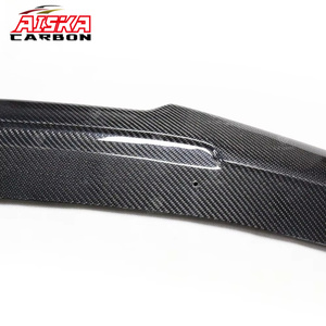 สปอยเลอร์หลังคาร์บอนไฟเบอร์แบบติดตั้ง AISKA PSM สีดำเงา สำหรับรถยนต์ <span class=keywords><strong>Mercedes</strong></span>-Benz <span class=keywords><strong>S</strong></span> Class W223 AMG S63 S65 ปี <span class=keywords><strong>2021</strong></span>+ - Product Image 5