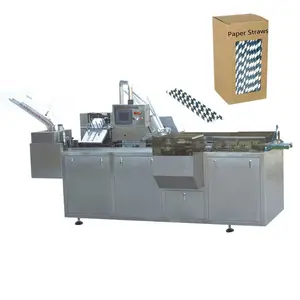 Máquina de embalagem de caixa de papelão de canudos de papel automático fornecedor