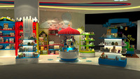 Meuble de Présentation LED Personnalisable pour Jouets, Étagère de Boutique pour Jouets, Design Intérieur pour Enfants