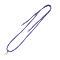 Sangle d'épaule pour appareil photo en nylon tissé violet, réglable, anti-chute, avec cordon de cou
