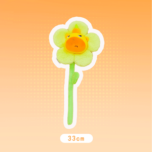 Peluche Super Douce Capybara Lulu Bouquet – Adorable Poupée Fleur en Peluche pour Petite Amie - Product Image 6